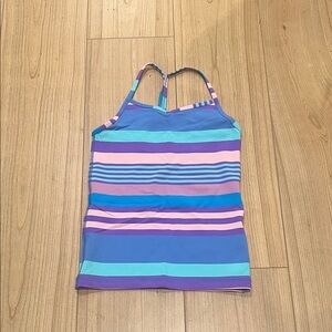 Ivivva Striped Multicolor Tank Top